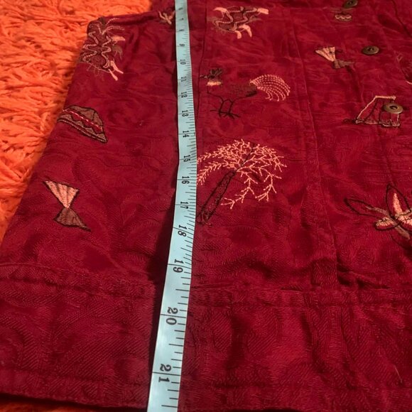 Funky Folky Red Vest - Picture 5 of 5